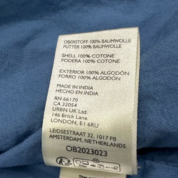 Free People Denim Dragonfly Tie Front Jacket. Size: XL - Picture 5 of 13